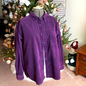 J Ashford long sleeve warm button down size XL
